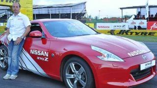 Excitement at Nissan's 370z stunt show in Chennai