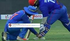 Jadeja Tying Shahzad's Shoe Laces is Winning Afghan Hearts