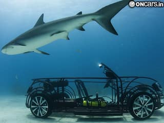 Volkswagen Beetle Convertible shark cage unveiled