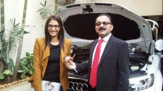Style Icon and actor Sonam Kapoor flaunts her swanky set of wheels