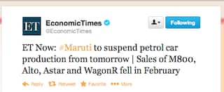 Production of Maruti Suzuki petrol cars to take a break