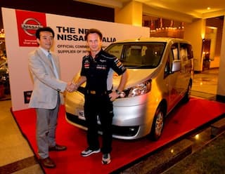 2013 Indian GP: Nissan India as the official supplier of LCV to Infiniti Red Bull Racing team