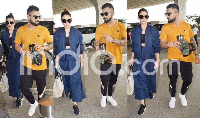 Anushka Sharma & Virat Kohli spotted at the airport. : r