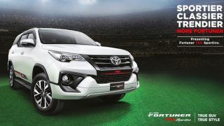 Toyota Fortuner TRD Sportivo Launched in India, Priced at INR 31 Lakh