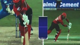 Asia Cup 2018, India vs Hong Kong 4th ODI: MS Dhoni Gets DRS Wrong Against Hong Kong's Nizakat Khan Off Kuldeep Yadav's Bowling | WATCH