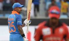 INDvsHK: वीरेन्द्र सहवाग की बराबरी पर पहुंचे शिखर धवन, सचिन-गांगुली से रह गए पीछे