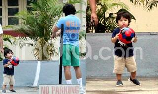 These Pics of Taimur Ali Khan Taking Football Lessons From Daddy Saif is The Best Way to Begin Your Saturday
