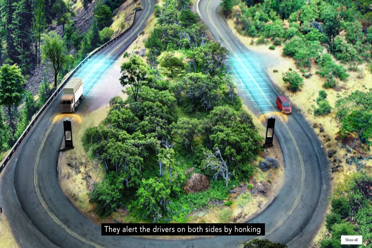 Roads That Honk For You Anti Collision Vehicle Management System