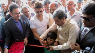 Cricketer Gautam Gambhir inaugurates new Mitsubishi dealership in Gurgaon
