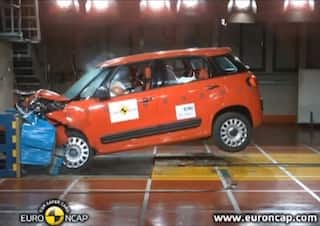Fiat 500L tops Euro NCAP crash tests; scores five-star safety rating