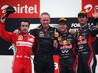 Sebastian Vettel wins the 2012 Formula1 Indian GP