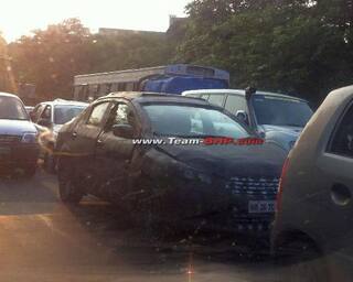 Maruti Suzuki YL1 sedan spotted again