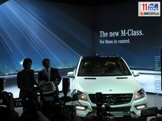 2012 Mercedes Benz ML350 CDI caught testing in India