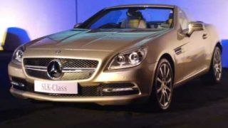 Live: Mercedes Benz SLK 55 AMG launch in India