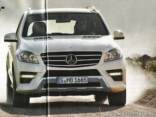 2012 Mercedes Benz M-class images leaked