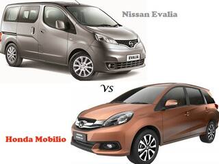 Comparison Honda Mobilio Vs Nissan Evalia: Compare Price & Technical Specifications