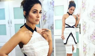 Hina Khan Looks Resplendent in a Sexy White Slit Dress, See Pic