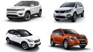 Jeep Compass vs Hyundai Creta vs Mahindra XUV500 vs Tata Hexa: Price and Variant Comparison