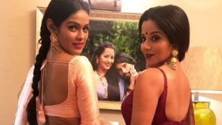 Bhojpuri Hottie Monalisa Shows Off Her Sexy Back as She Shoots For Nazar, See Picture
