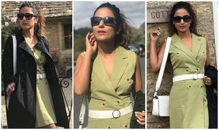 Hina Khan Goes Trendy on The Streets of London - See Pics