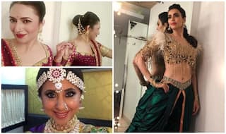 Television Celebs Doll up to Shoot For a Special Ganesh Chaturthi Program - See Pics