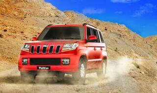 New longer Mahindra TUV model spied