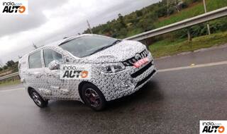 Mahindra U321 MPV (Toyota Innova Crysta rival) spied testing alongside TUV500; images, price & interiors