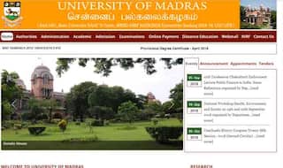 Madras University UG/ PG Results 2018 Released at results.unomac.in