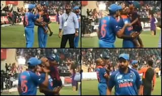 Rohit, Shikhar Pampering Zoravar is Too Cute to Digest