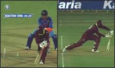 Stumping Level: 'Lightening' MS Dhoni Takes 0.08 Sec to Dislodge Bails -- WATCH