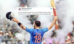 'No Over-Speeding Challan': Mumbai Police's Quirky Post on Kohli's Ton Steals Show