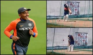 'Shaw' Stopper! Prithvi Timing Ball Beautifully Ahead of Debut