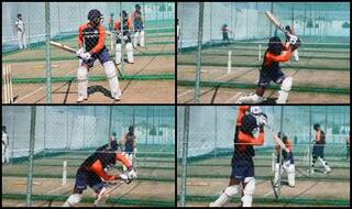 Hitting The Straps! Mayank Agarwal Has a Net Session at Rajkot