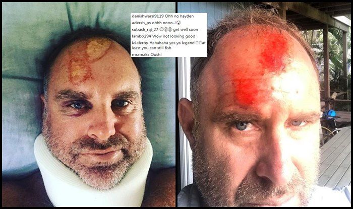 Ex-Aussie opener Hayden fractures neck in surfing accident