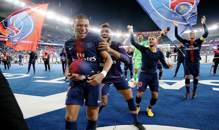 Image result for mbappe lyon 2-1 psg 2019 getty