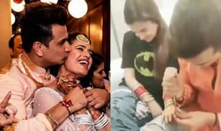 Check Out Prince Narula's Cute Gesture For Wife Yuvika Chaudhary on Her First Karva Chauth