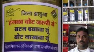 Madhya Pradesh Elections 2018: Jhabua Administration Decides to Use Stickers on Liquor Bottle to Raise Voter Awareness, Later Retracts Plan