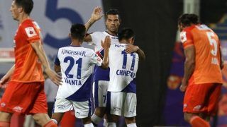 Indian Super League 2018-19: Sunil Chhetri's Prolific Brace Inspires Bengaluru to 3-0 Thumping Victory Over Pune City--Watch Video