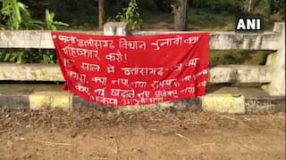 Banners, Leaflets Urging to Boycott Upcoming Chhattisgarh Assembly Elections Spotted