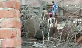 One Dead, 14 Rescued as Under-construction Building Collapses in UP; Several Feared Trapped