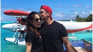 Prince Narula - Yuvika Chaudhary Honeymoon Pictures: The Newly Married Couple is Having Fun in Maldives