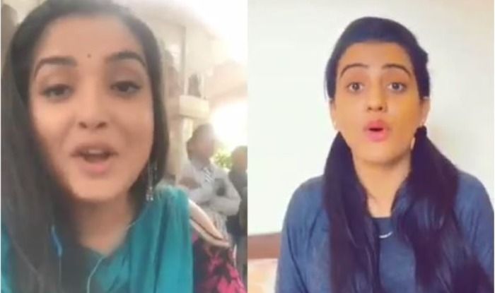 Bhojpuri Hottie Amrapali Dubey Turns Teacher For Akshara Singh, Video Goes Viral, Check Bhojpuri Hottie Amrapali Dubey Turns Teacher For Akshara Singh, Video Goes Viral, Check