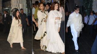 Krishna Raj Kapoor's Prayer Meet: Kareena Kapoor Khan, Amitabh Bachchan And Other Bollywood Celebs in Attendance