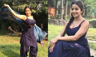 Monalisa Redefines Simplicity as She Poses in Purple Outfit, See Pictures