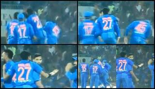 When 'Overenthusiastic' Khaleel Smacked Rohit on His Face! -- WATCH