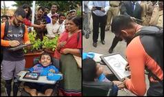 Humble Kohli Meets Special Fan Before Match, Gives Him Special Gift