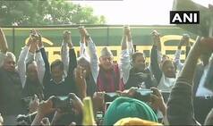 Farmers' Protest: Opposition Leaders Rahul Gandhi, Arvind Kejriwal And Farooq Abdullah Present at Rally in Delhi