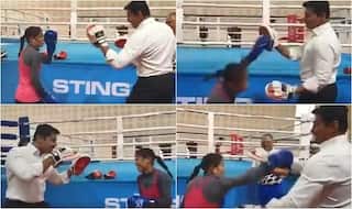 Mary Kom, Rajyavardhan Rathore Trade Punches in a 'Friendly Bout'
