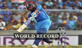 World Record Alert! 'Hitman' Rohit Pips Afridi, De Villiers, Dhoni to Join Elite Club