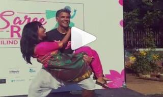 Video: 25 साल छोटी बीवी को गोद में उठाकर Squats करने लगे मिलिंद सोमन, बजती रहीं सीटियां...